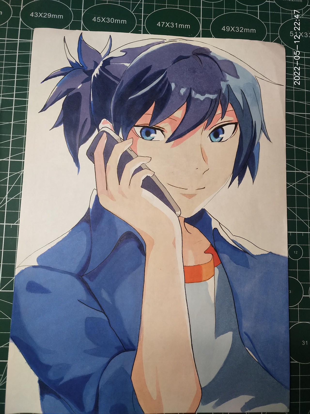 临摹作品动漫其他动漫人物角色一人之下张楚岚国漫手绘绘画马克笔木鱼