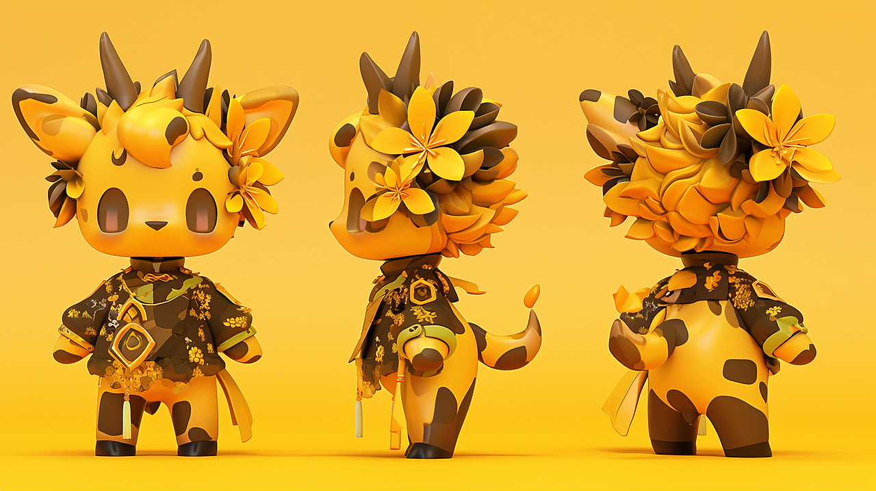 十二生肖三视图