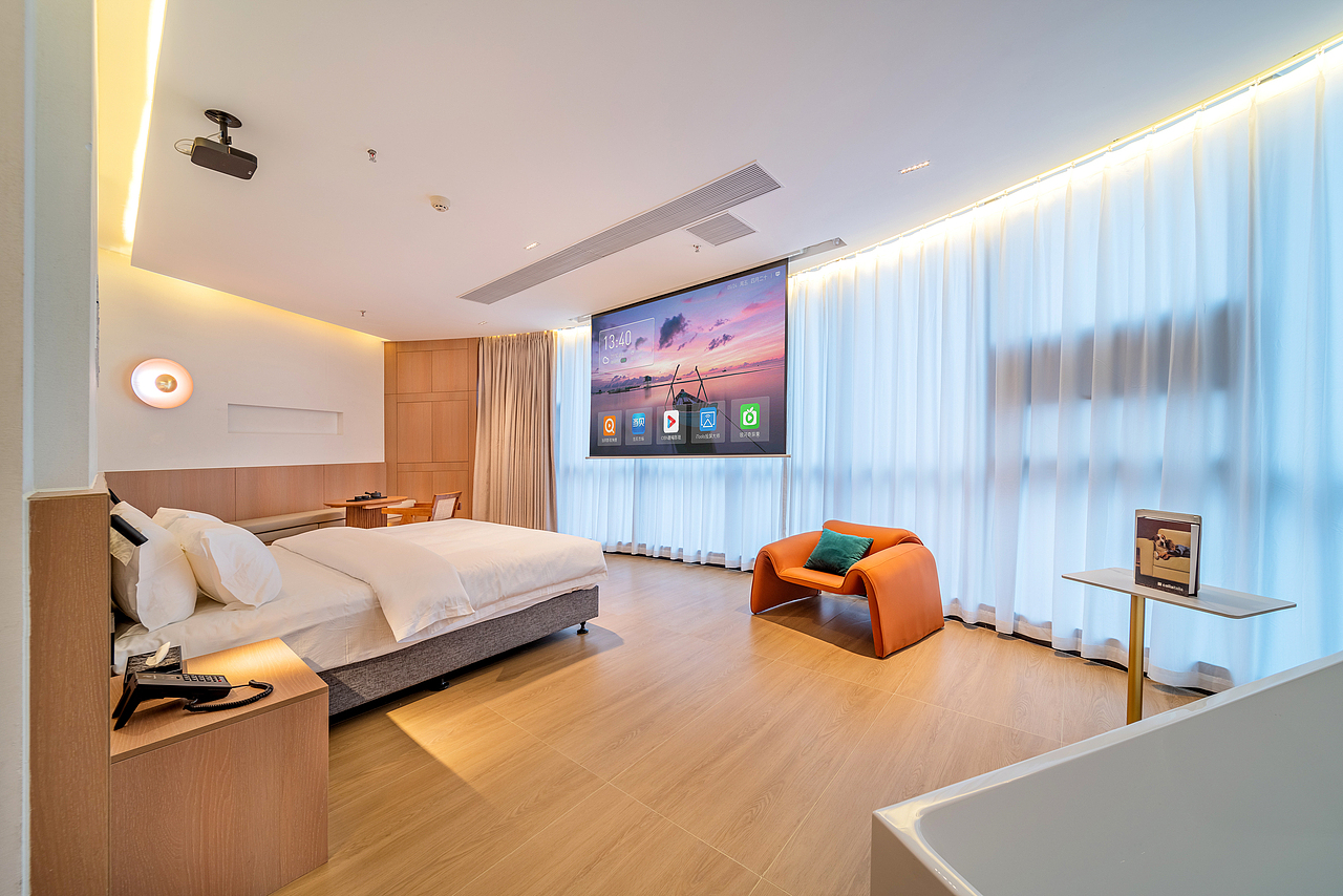 重庆市江北区酒店拍摄|云见栖舍酒店|酒店摄影