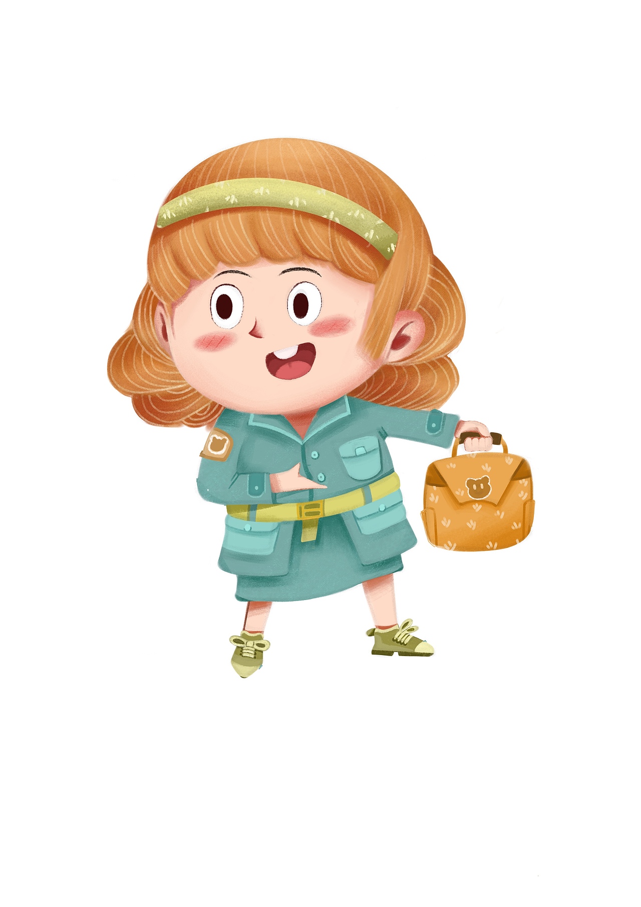 2022 上半年插画练习总结 -人物场景原创练习（图ZMzA3MzIyMDcy） - 儿童插画 - 站酷设计师朱小骞art原创素材 - 站酷ZCOOL