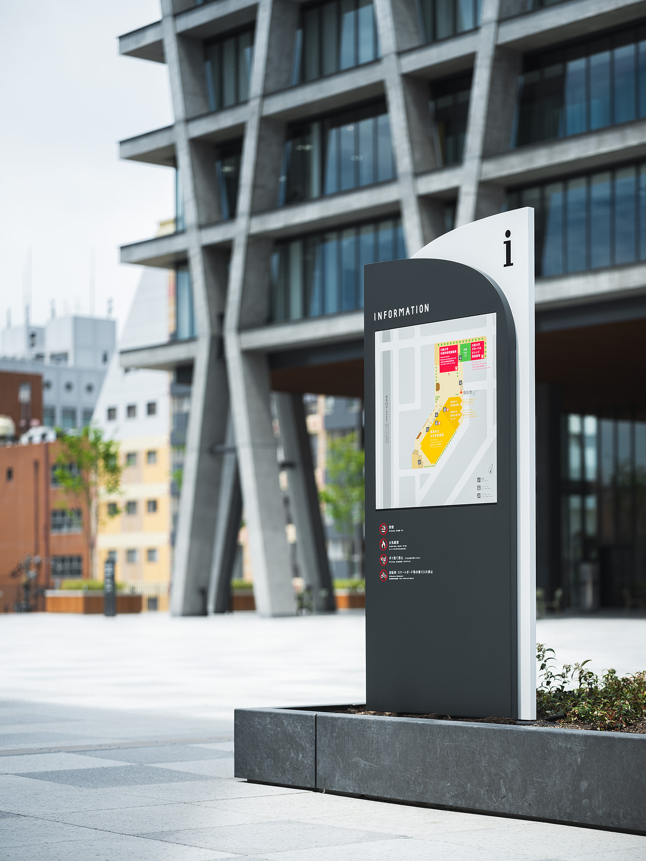 萁面市立图书馆剧场——标识设计 wayfinding system