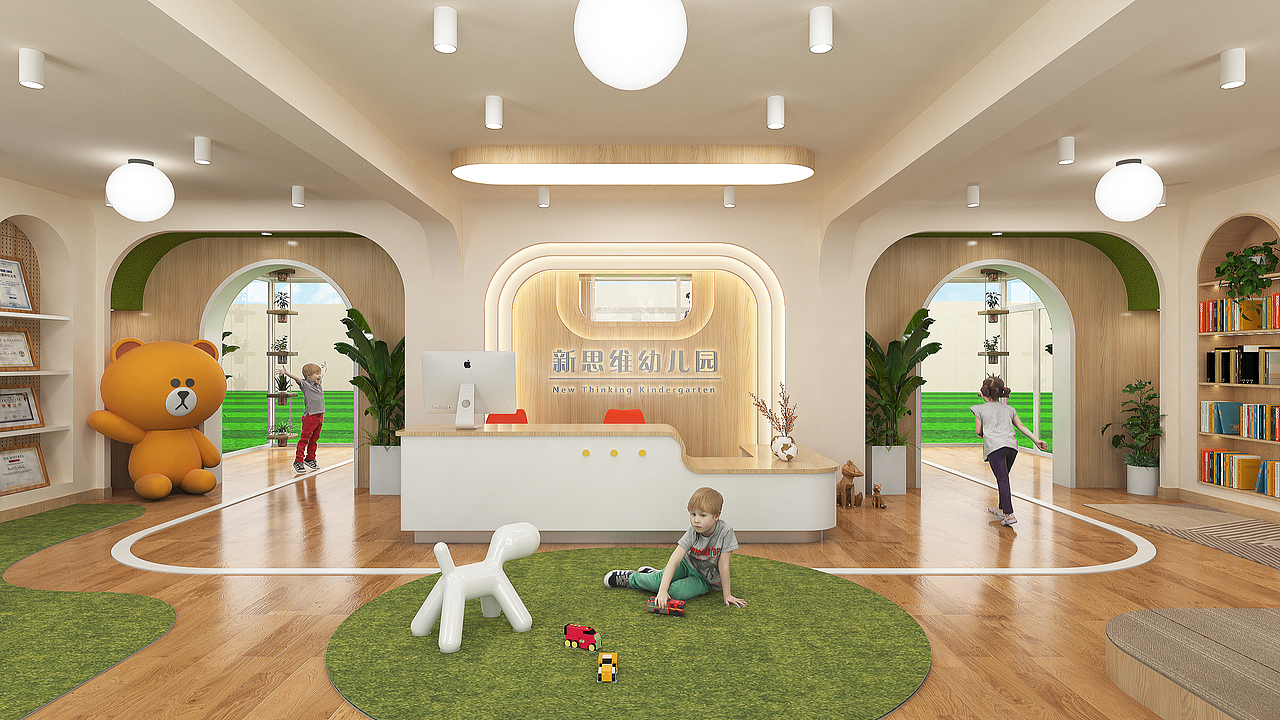 【湖北某幼儿园接待厅】