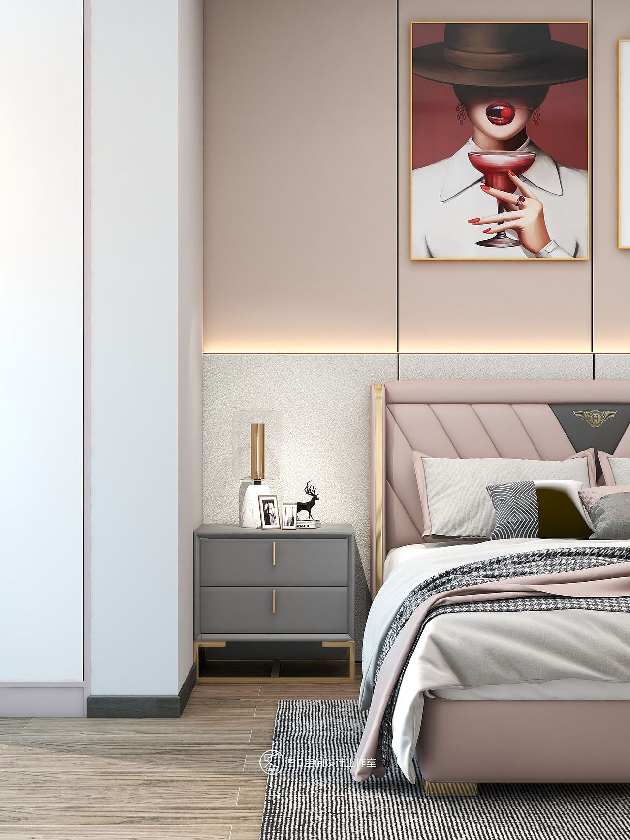 90空间设计∣181㎡轻奢风格，在经典中寻求当下的时尚（图ZMzAyMzM2MjYw） - 家装设计 - 站酷设计师设计师赵响原创素材 - 站酷ZCOOL