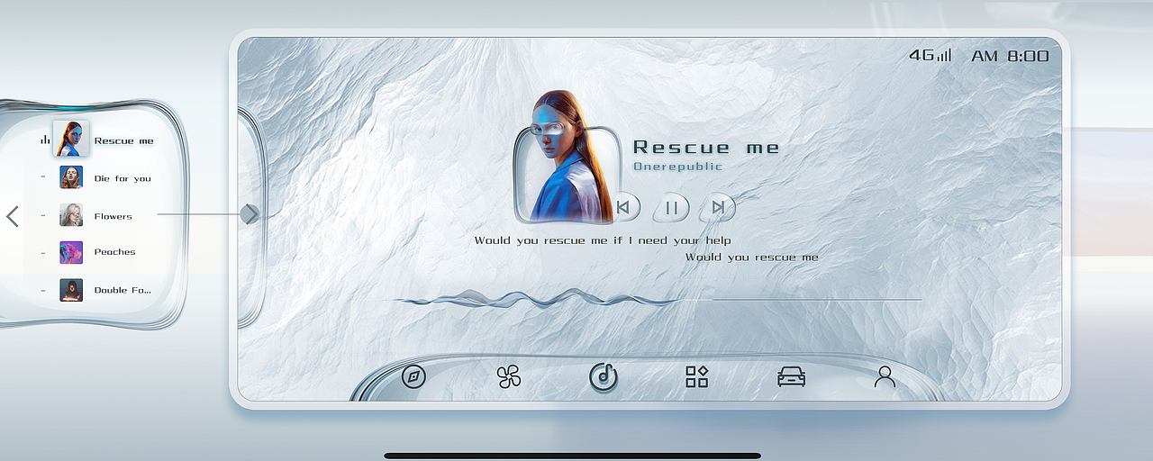 CALM-CAR HMI DESGN（图ZMzQ3NTY0OTQw） - 其他UI - 站酷设计师WAGMeg原创素材 - 站酷ZCOOL