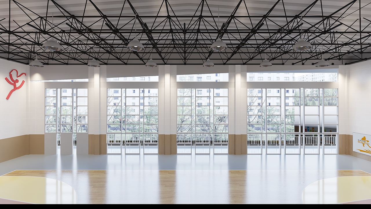 校园体育馆舞台装修设计升级改造