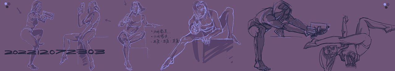2022年11月12月 速写练习（图ZMzMxOTcyMjky） - 艺术插画 - 站酷设计师墨景同学原创素材 - 站酷ZCOOL