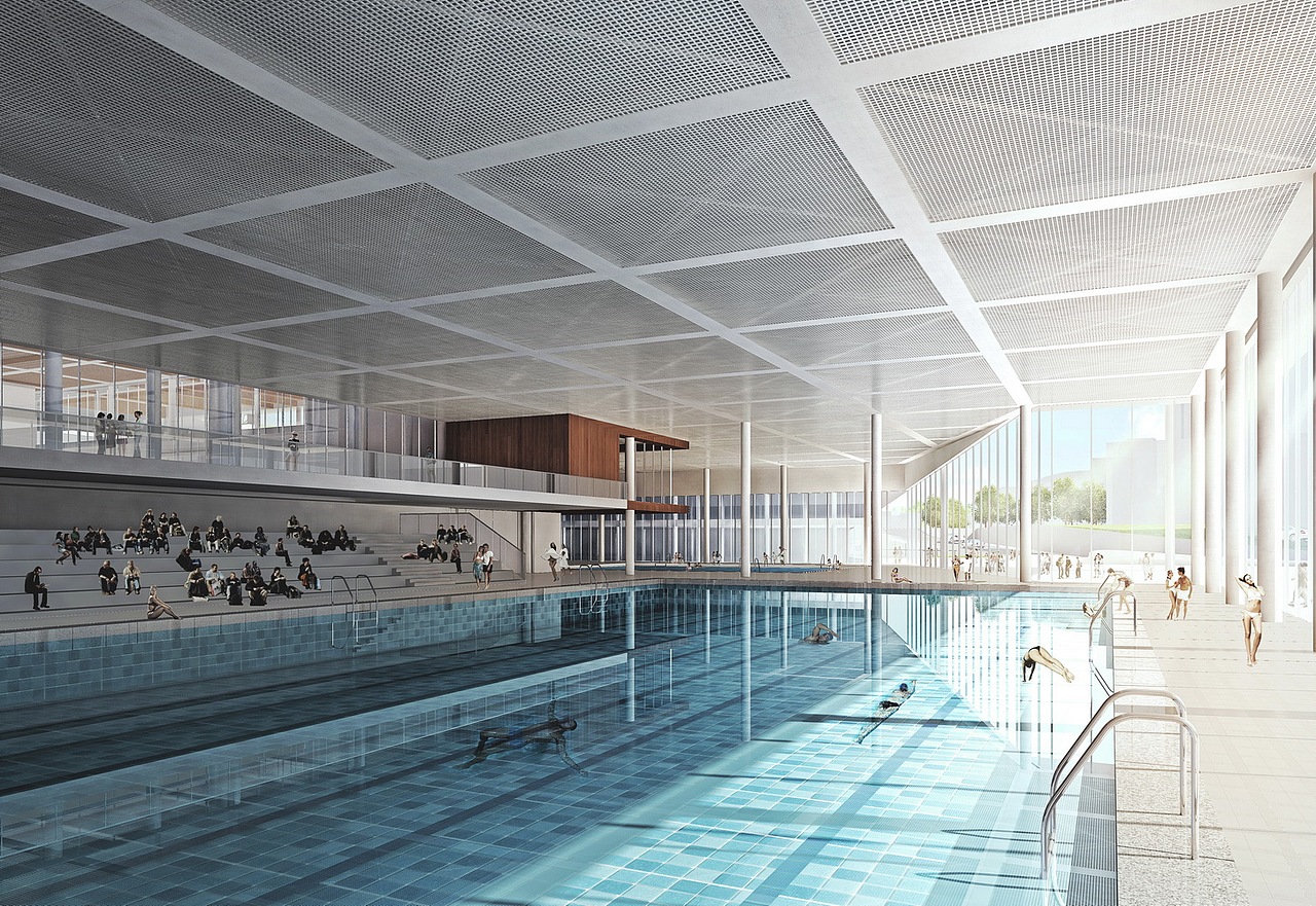 深圳大浪文体中心SU模型下载