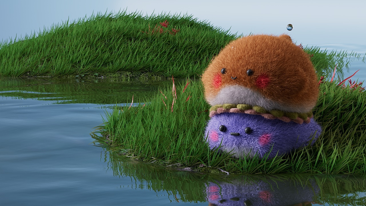 C4D渲染-毛绒生物（图ZMzUwOTk4Nzcy） - 其他 - 站酷设计师常威不会武功原创素材 - 站酷ZCOOL