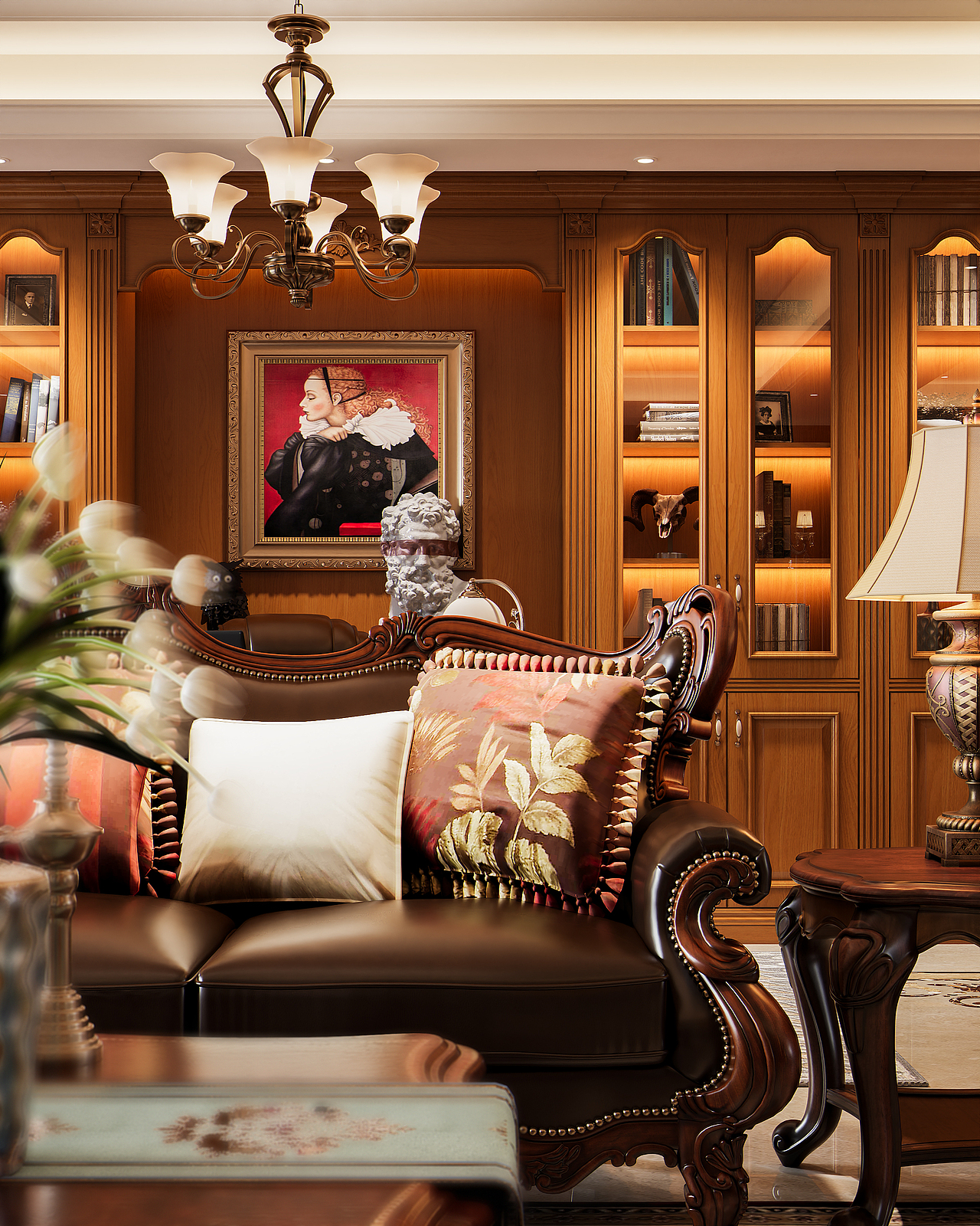 美式（图ZMzEzMzg3NTgw） - 家装设计 - 站酷设计师魔方设计表现原创素材 - 站酷ZCOOL