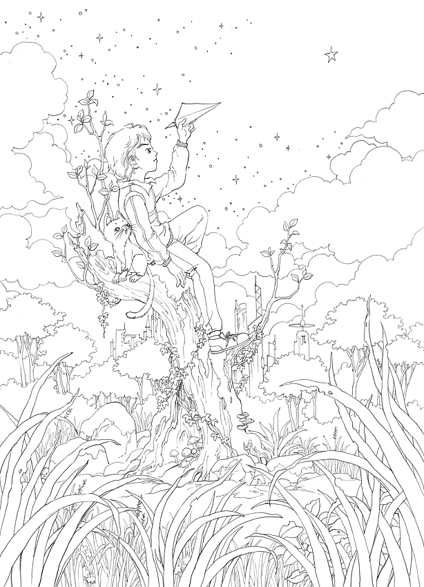 这个少年……啊，旁边有只喵