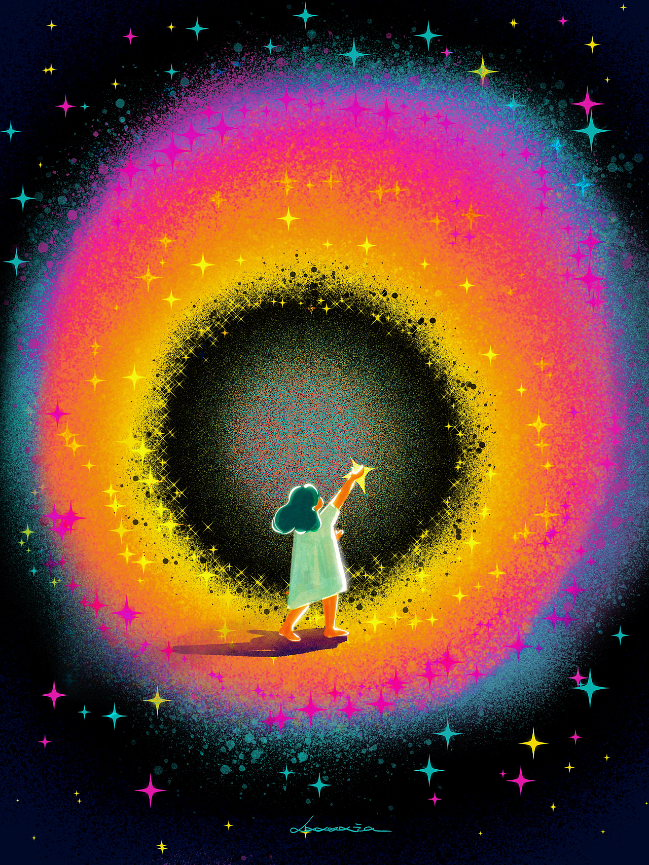 这漂的尽头是星星的黑洞