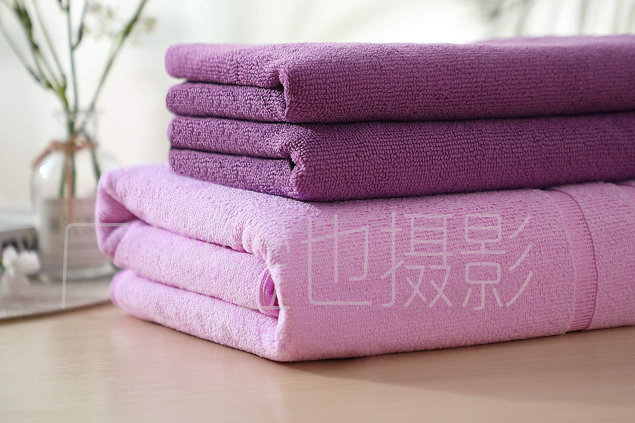 广州金也摄影|日用家居生活卫浴用品|毛巾浴巾毛毯拍摄