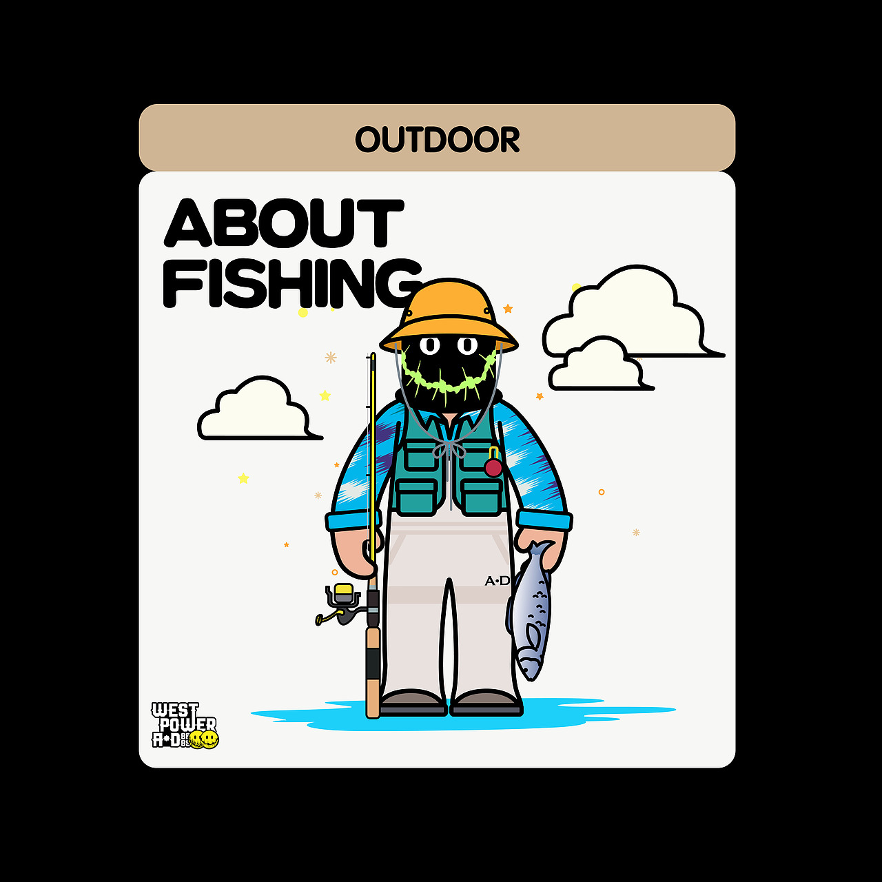 ADstation 全员户外（图ZMzMzNjk1Nzky） - 新锐潮流插画 - 站酷设计师ANDY888s原创素材 - 站酷ZCOOL