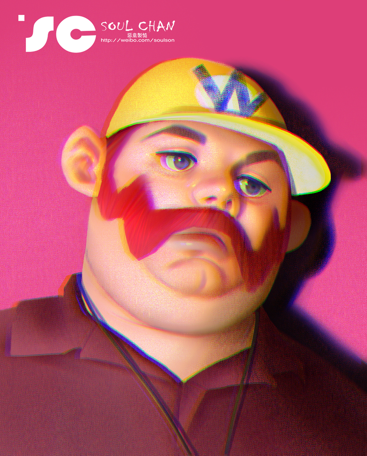 如何用颗粒笔刷画出空气感,画个小胖子告诉你