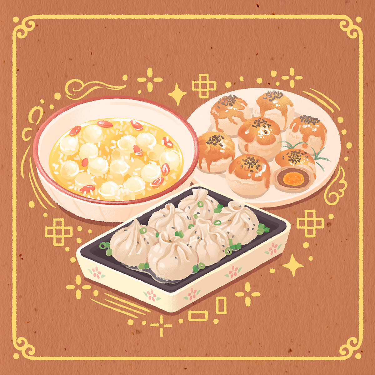 上半年个人插画总结【美食插画】