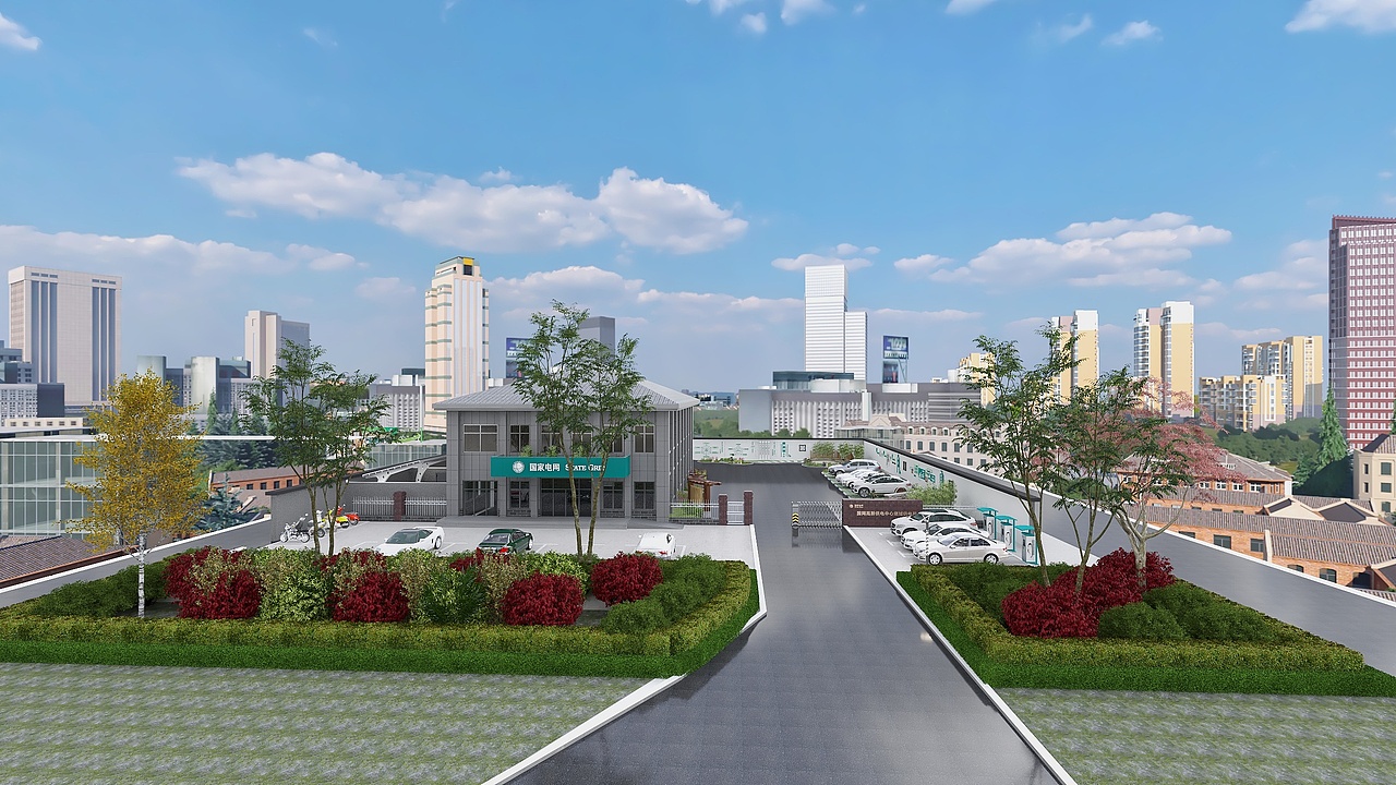 国家电网 院内园林布局设计