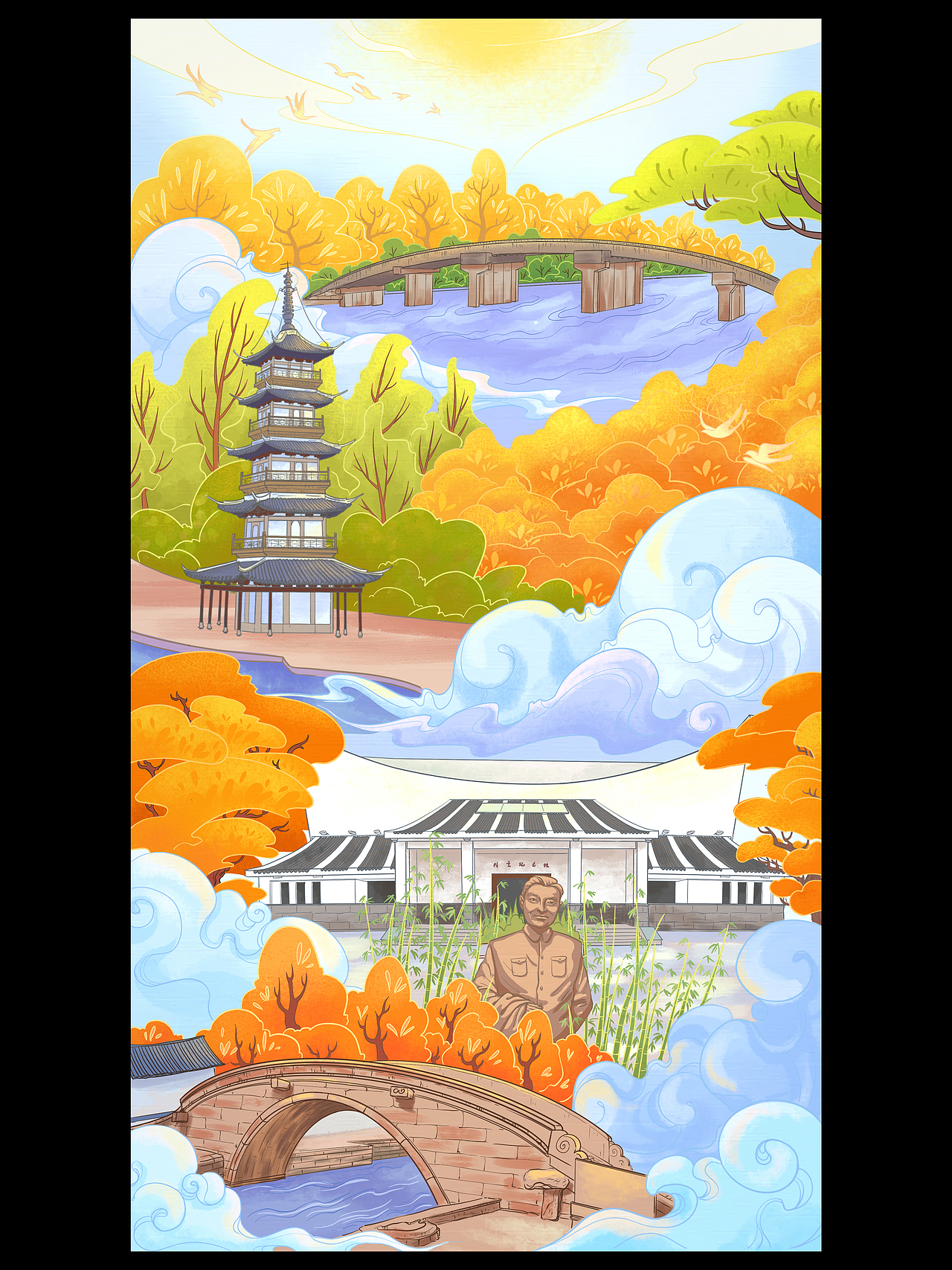 上海“建筑可阅读”项目插画（图ZMzA0ODEwODUy） - 商业插画 - 站酷设计师HanYT原创素材 - 站酷ZCOOL