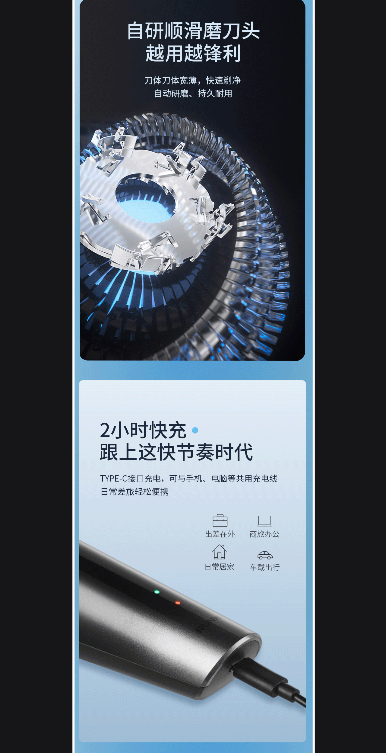 剃须刀详情（图ZMzA0NzAzODQw） - 包装 - 站酷设计师阳光老猫原创素材 - 站酷ZCOOL