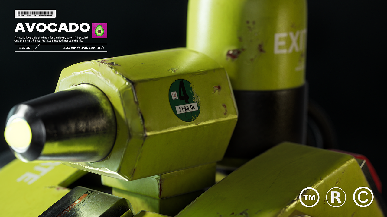 小小牛油果（图ZMzQ2OTY1NTg0） - 其他三维 - 站酷设计师吃吃吃小棕能原创素材 - 站酷ZCOOL