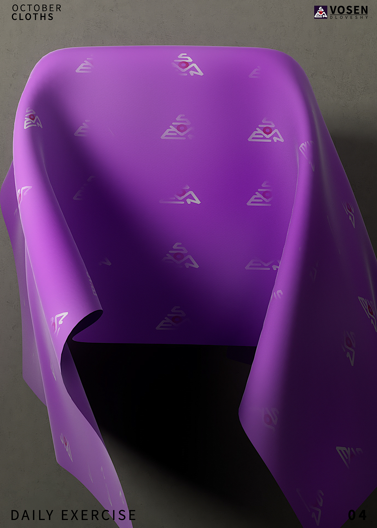 【布料/植物】十月主题日练