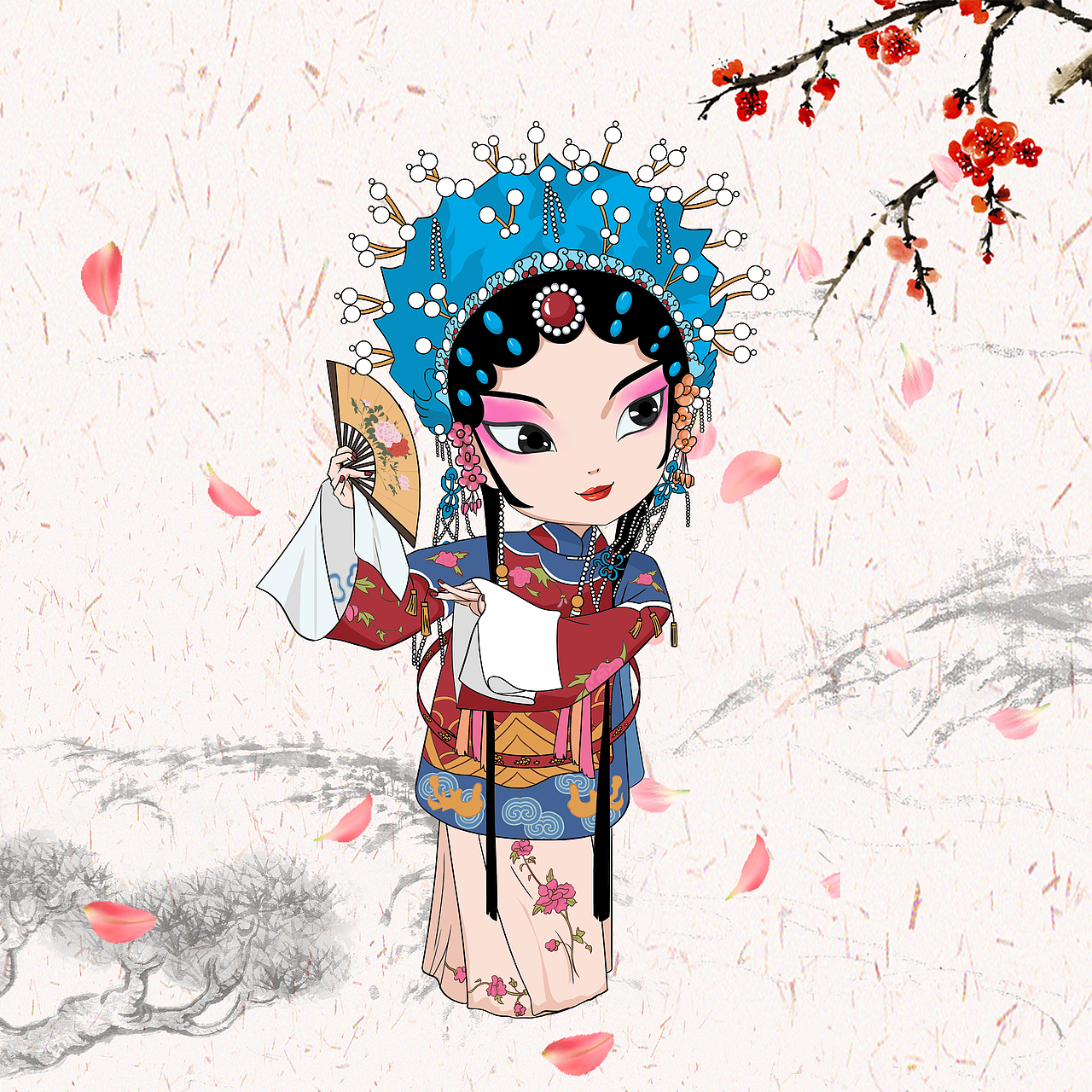 Q版戏曲人物（图ZMzU5Njc3MDA0） - 概念设定 - 站酷设计师萌乔巴巴原创素材 - 站酷ZCOOL
