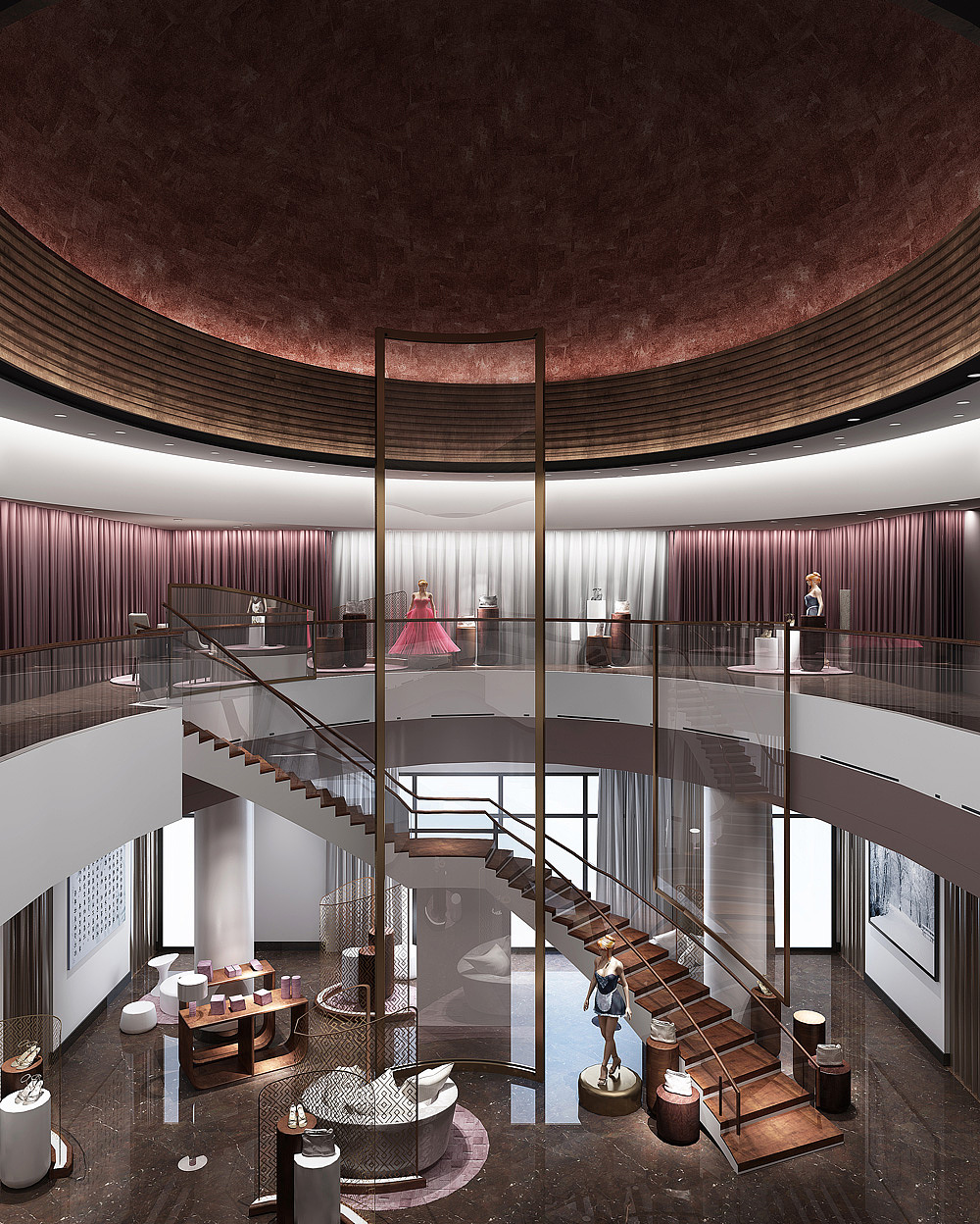 作品推荐 I 做自己的模特做最美的新娘高定婚纱店设计