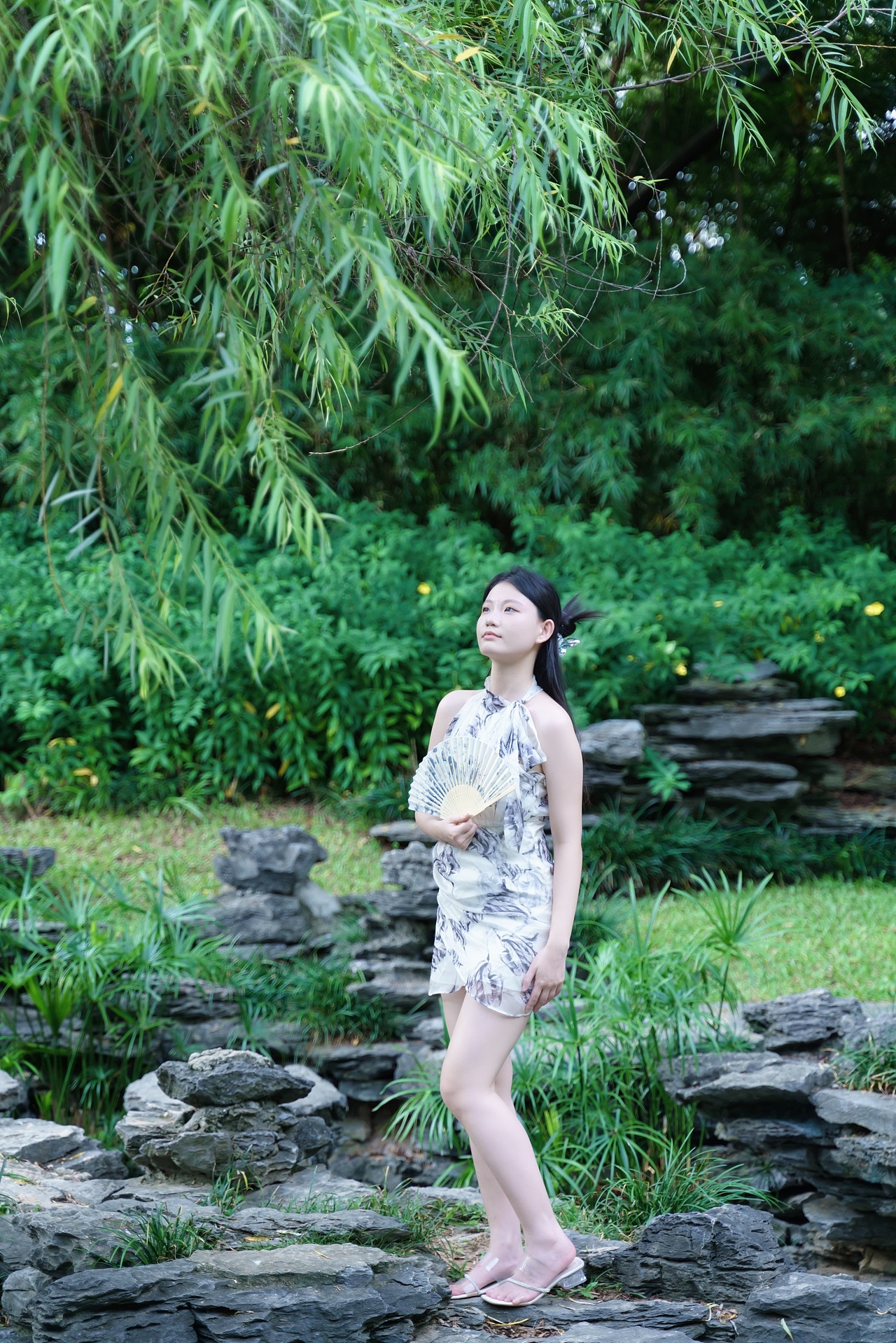 深圳园博园新中式小姐姐