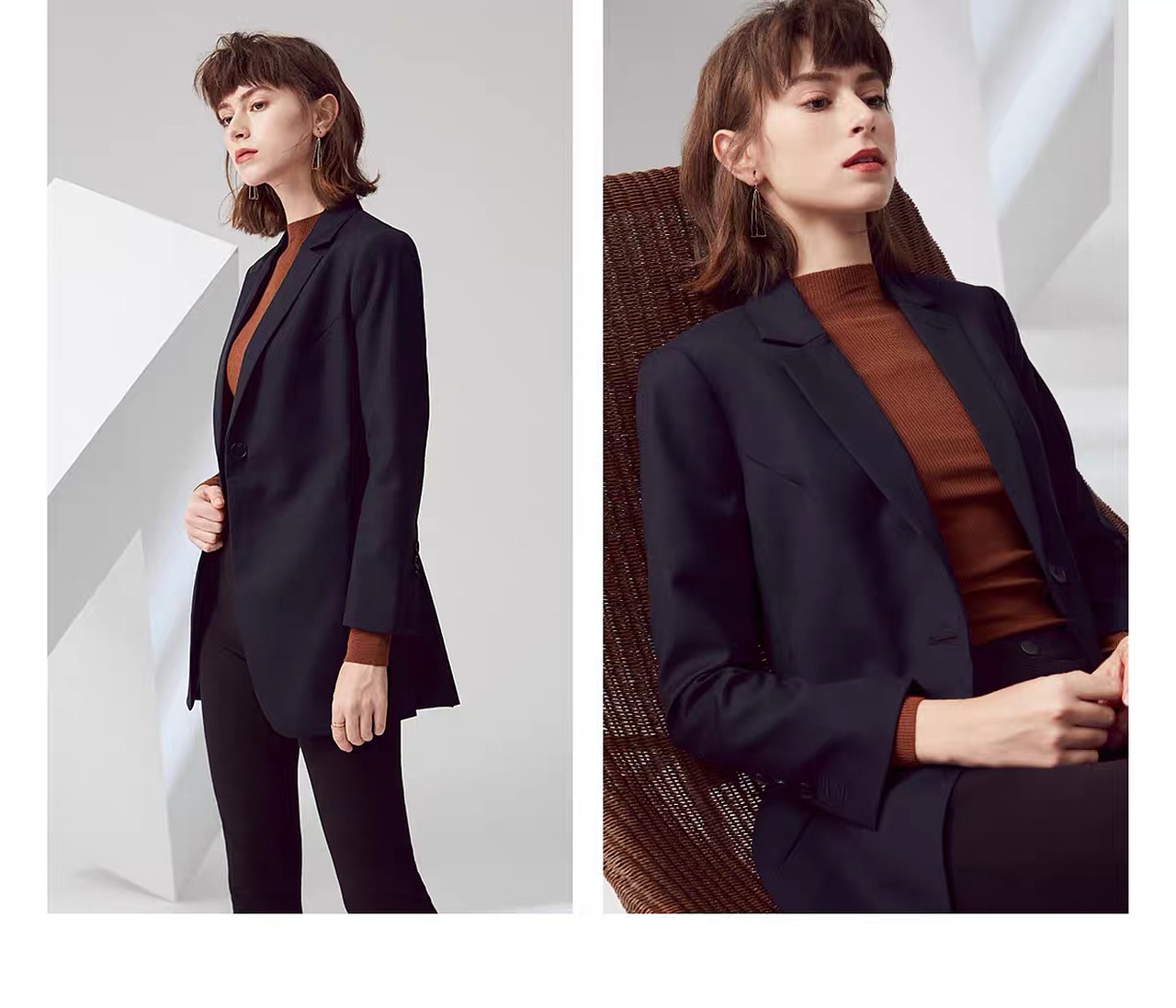 秋冬装松弛感都市精致女外模 皮草皮衣羽绒服 女士西装