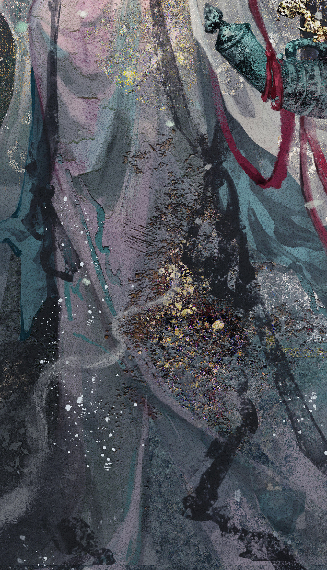 国宝拟人之春秋云纹铜禁（图ZMzQ0MzA3Mzcy） - 艺术插画 - 站酷设计师画画的玉玉卿原创素材 - 站酷ZCOOL