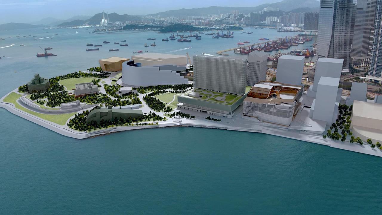 香港西九龙文化区实景合成+bim动画（图ZMzIyNjY1MDEy） - 建筑/空间 - 站酷设计师小云狂想曲原创素材 - 站酷ZCOOL