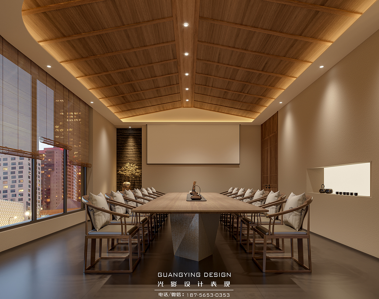 工装 茶室效果图