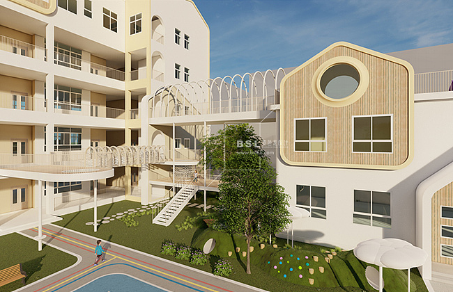 幼儿园设计案例——汕头粤东幼儿园设计|变色龙设计