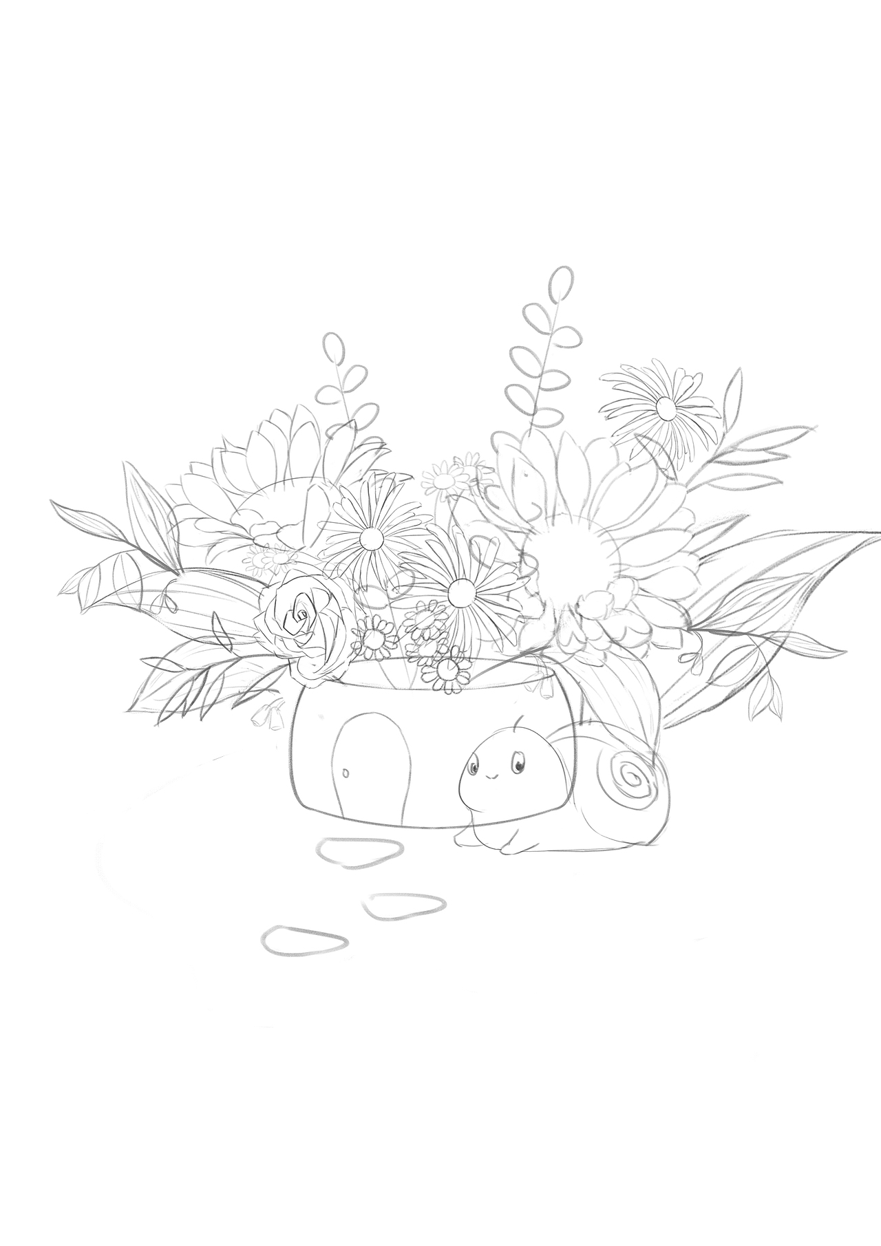 清明节快到了,一张治愈系小场景插图来咯