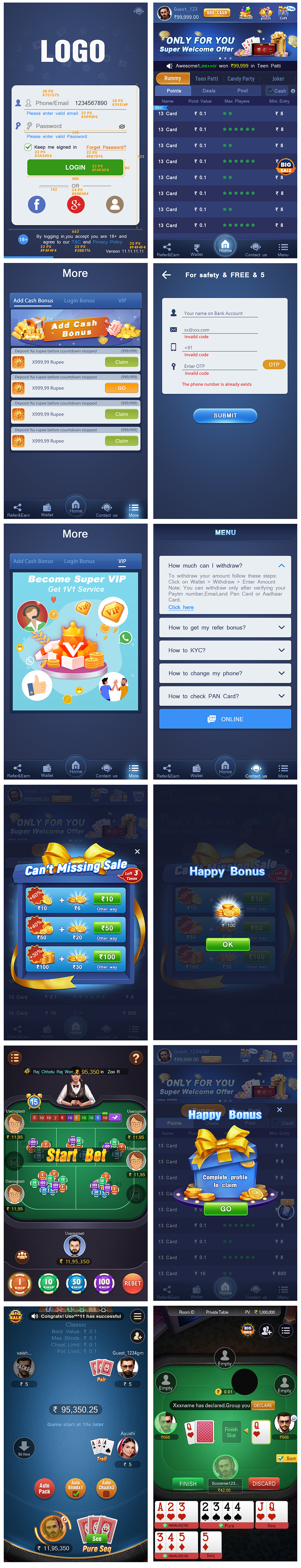 竖版rummy（图ZMzAyMTkxMTky） - 游戏UI - 站酷设计师Tannar原创素材 - 站酷ZCOOL