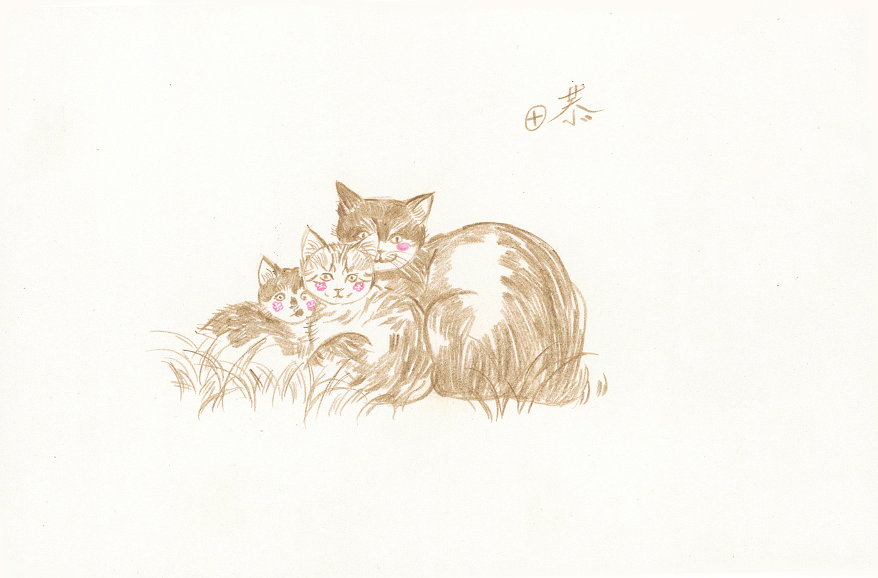 绘本《致我们亲爱的故乡》二印的签绘明信片