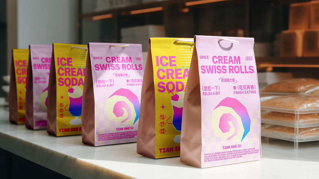 甜舍 | 蛋糕烘焙品牌设计（图ZMzY1MTQxMzUy） - 品牌 - 站酷设计师波塞冬冬冬原创素材 - 站酷ZCOOL