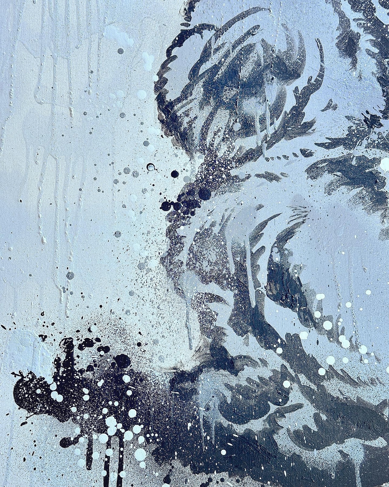 《灰》布面作品