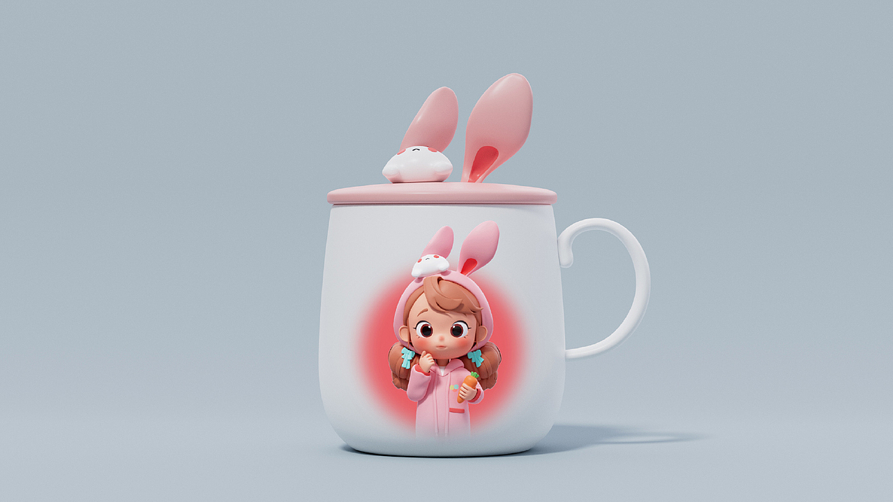 兔子女孩潮玩IP全案/吉祥物设计（图ZMzUwNjgwNDQw） - IP形象 - 站酷设计师颜川品牌设计原创素材 - 站酷ZCOOL