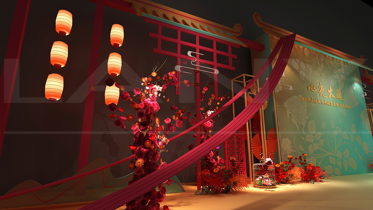 年会年度盛典、新品发布，几个DP点诠释汉唐美学（图ZMzYxODU2ODg0） - 场景 - 站酷设计师蓝LANT原创素材 - 站酷ZCOOL