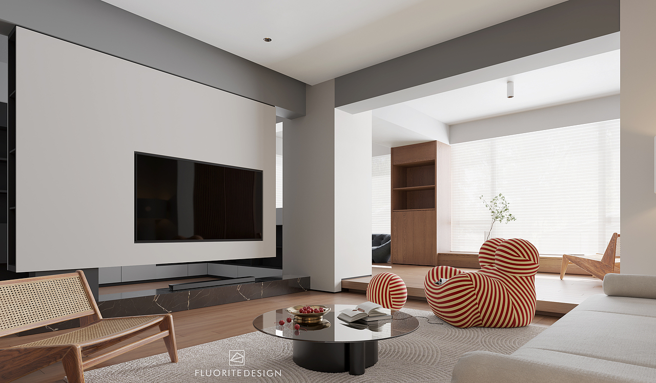 现代简约风，奢华的原木