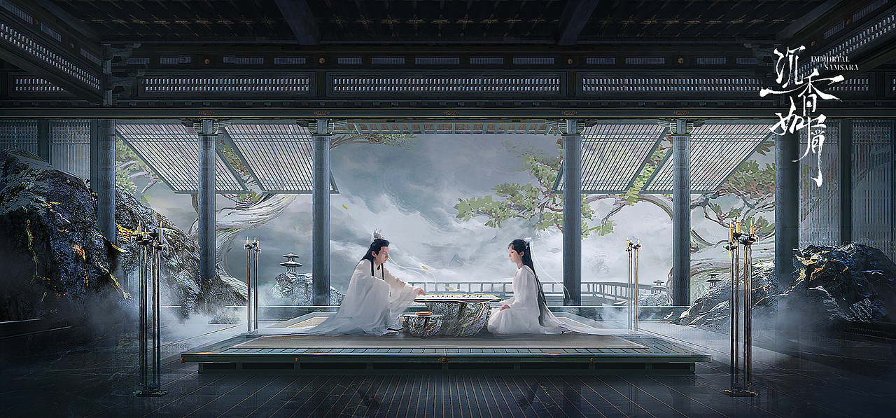 场景概念-室内场景概念《沉香如屑》工作图-衍生虚天宫（图ZMzA5OTAyODky） - 设定/分镜 - 站酷设计师吃饱了撑的zzzz原创素材 - 站酷ZCOOL