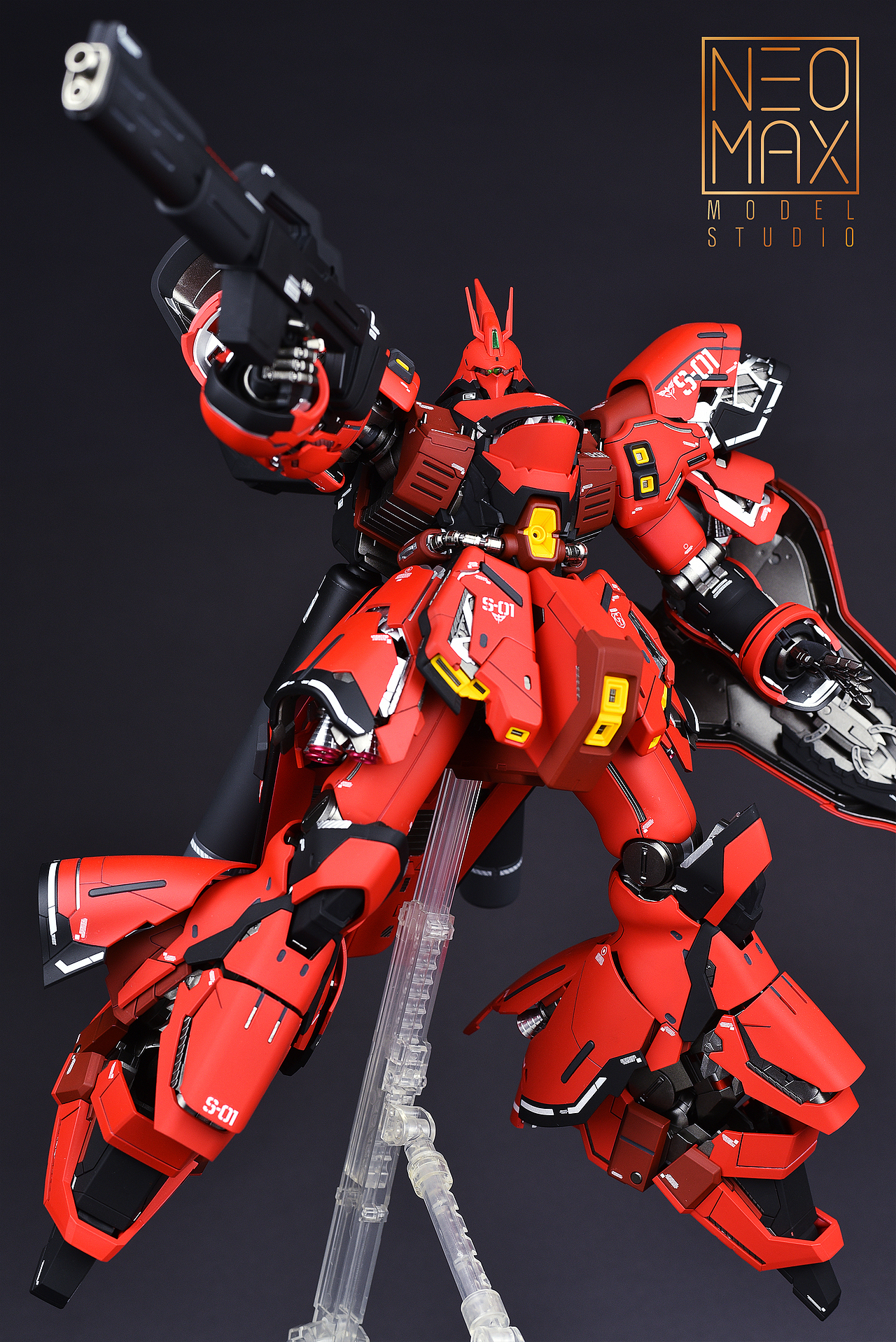 马沙逆袭!高达模型作品【万代mg 沙扎比ver.ka】