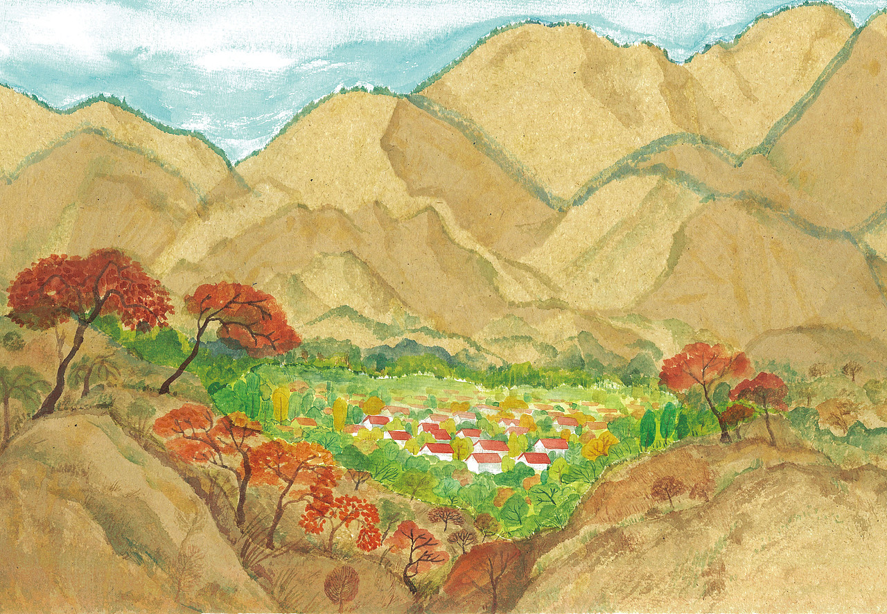 《关于故乡的零散记忆》(图ZMzA0NjQ4NjI0) - 儿童插画 - 站酷设计师雨山Mango原创素材 - 站酷ZCOOL