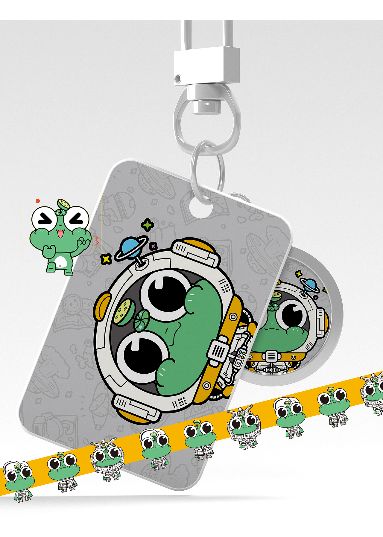 儿童趣乐乐园 青蛙ip卡通形象设计