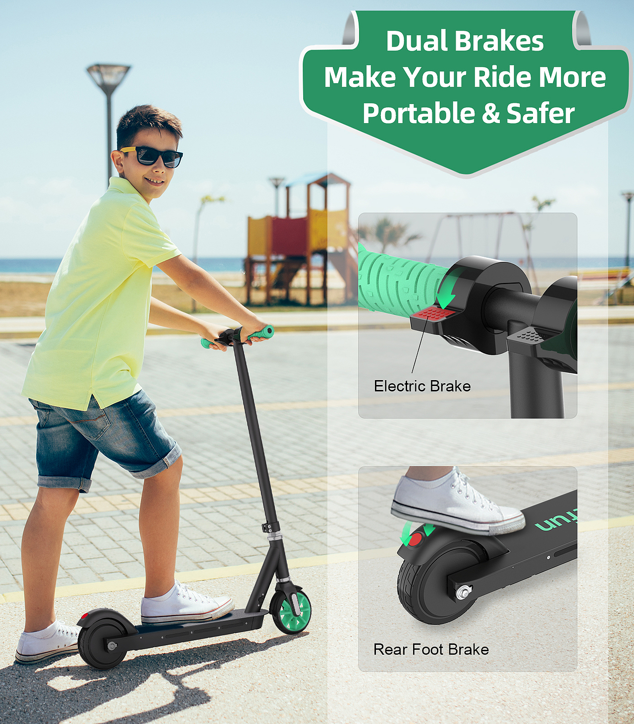 儿童电动滑板车