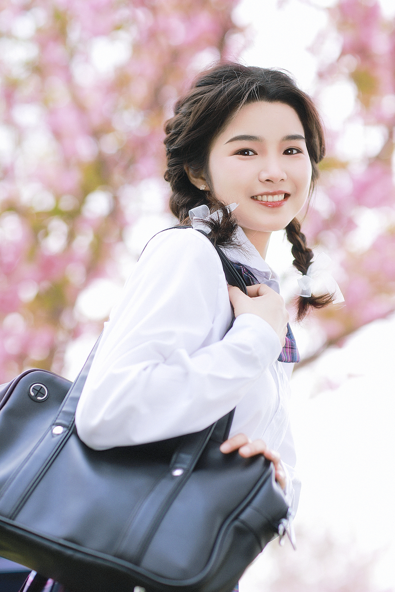 客片｜春日樱花JK少女写真（图ZMzA4OTg3MDgw） - 人像摄影 - 站酷设计师成都摄影安静原创素材 - 站酷ZCOOL