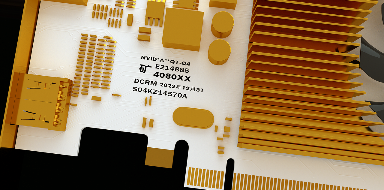 比特币4080显卡模型练习（图ZMzI2NjAyOTMy） - 产品 - 站酷设计师狐狸艾什原创素材 - 站酷ZCOOL