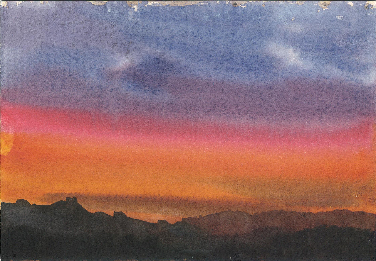 水彩风景——一个小本本的故事(国庆假期里的风景)