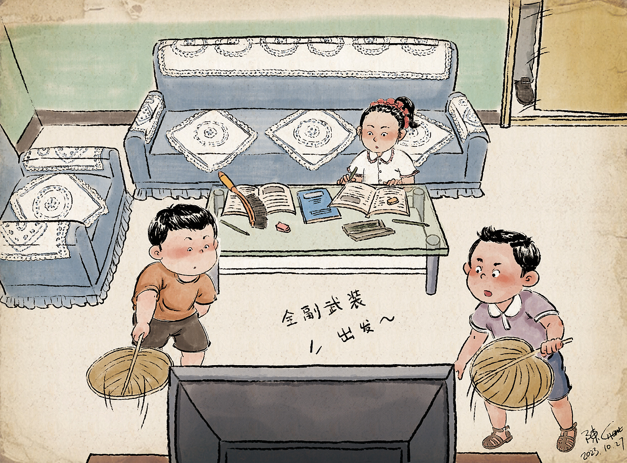 童年（合集二）（图ZMzU0Mjg1NDU2） - 儿童插画 - 站酷设计师陈楠MUtouNAN原创素材 - 站酷ZCOOL