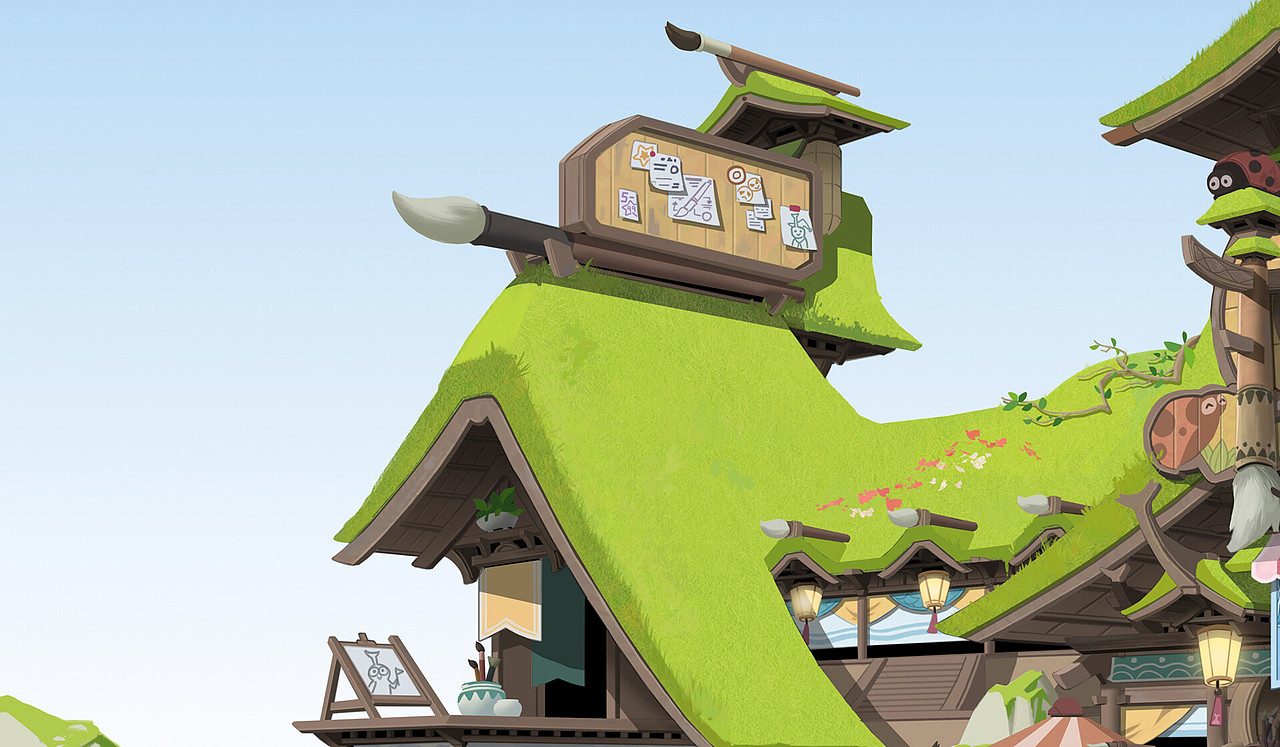 小甲虫笔具店（单体）（图ZMzI1NjA4MjMy） - 游戏原画 - 站酷设计师JunR257原创素材 - 站酷ZCOOL